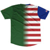 American Flag And Bangladesh Flag Combination Soccer Jersey Made In USA