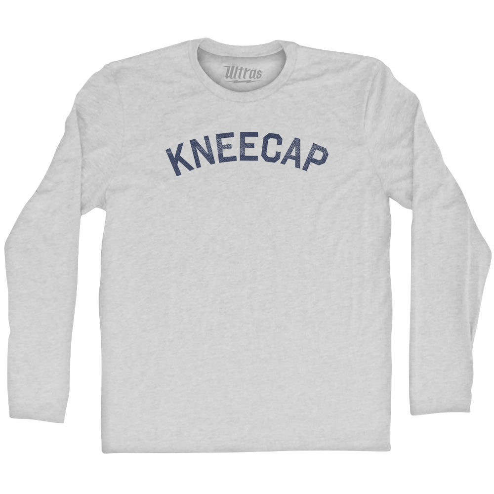 Kneecap Adult Cotton Long Sleeve T-shirt by Tribe Lacrosse
