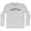 Kneecap Adult Cotton Long Sleeve T-shirt by Tribe Lacrosse