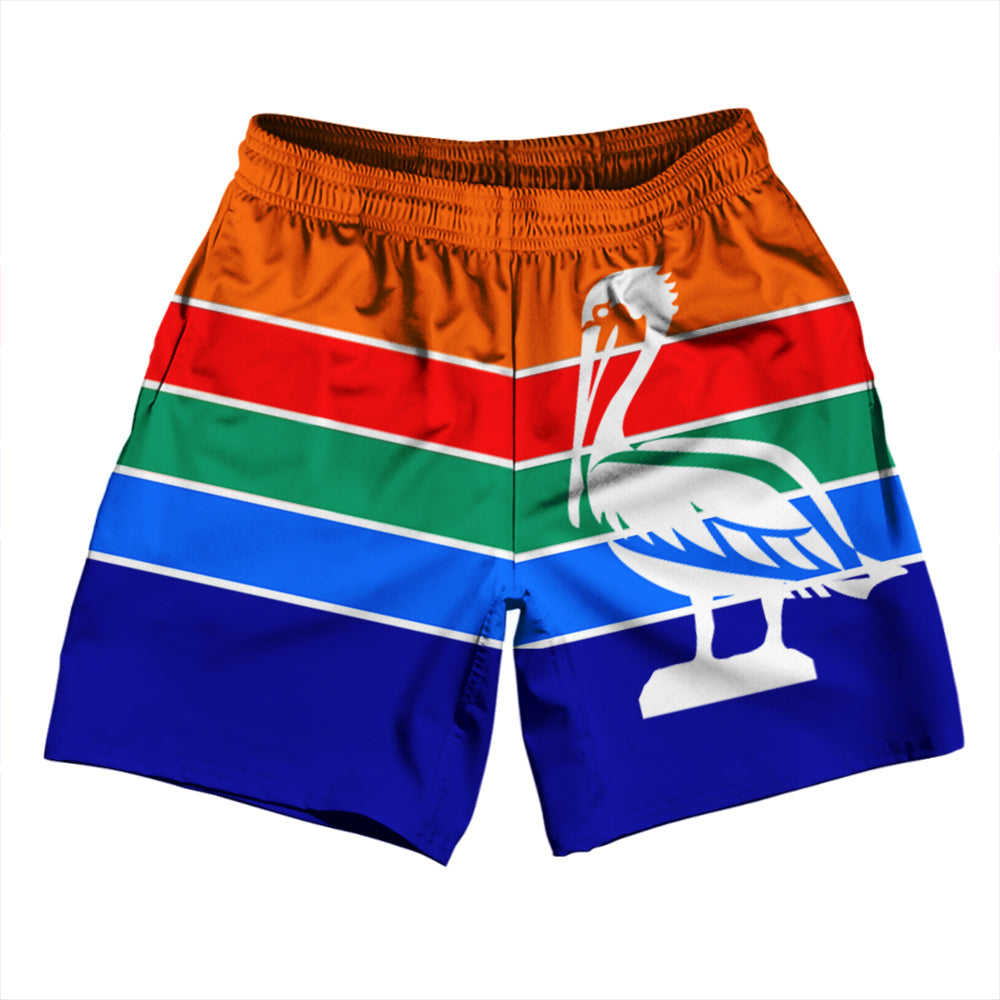 St. Petersburg Athletic Running Fitness Exercise Shorts 7" Inseam Shorts Made In USA by Tribe Lacrosse