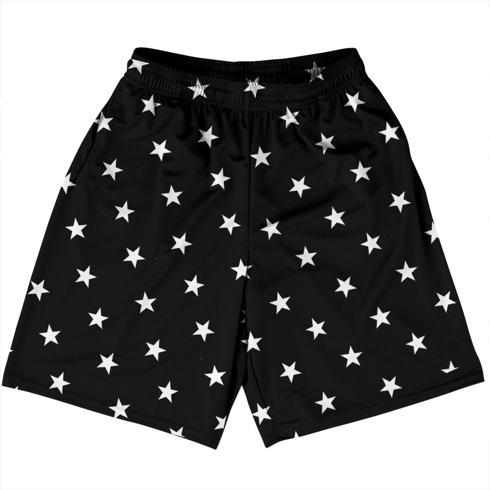 Stars Basketball Practice Shorts Made In USA by Tribe Lacrosse