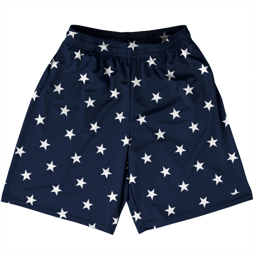 Stars Basketball Practice Shorts Made In USA by Tribe Lacrosse