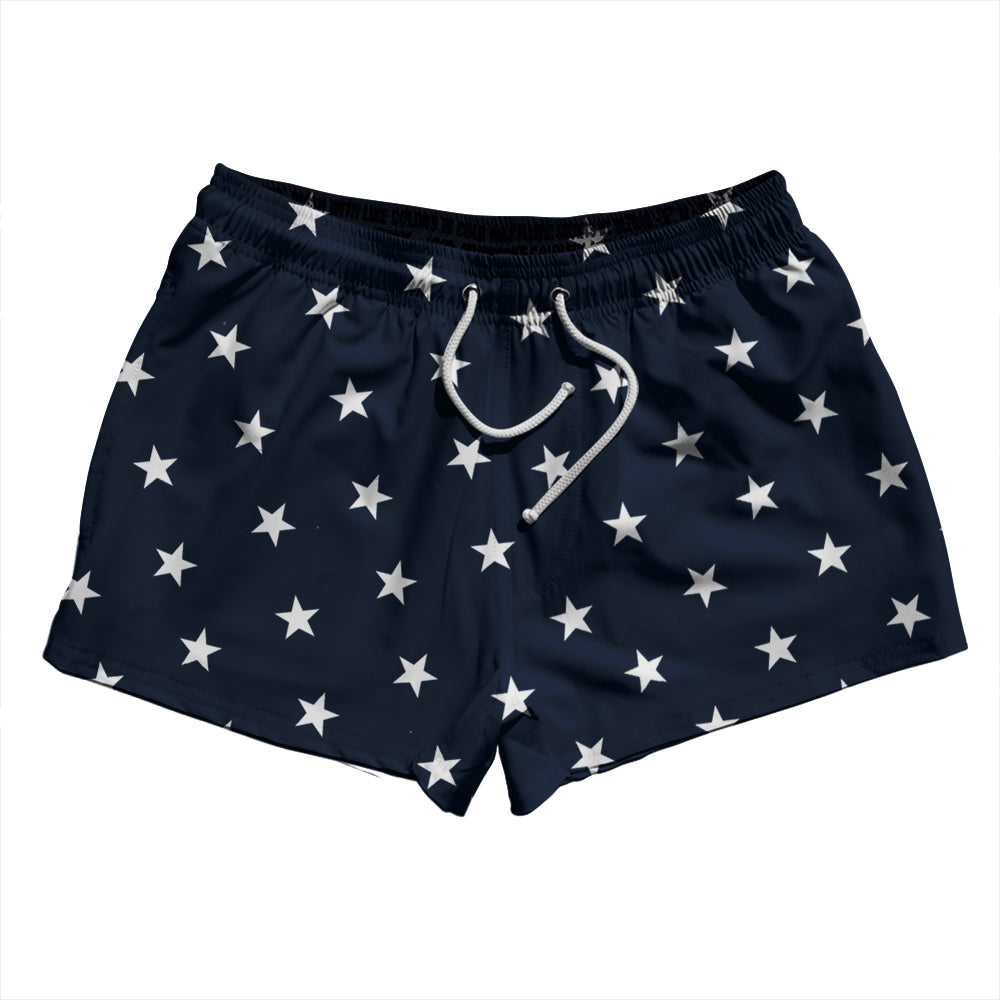 Stars 2.5" Swim Shorts Made in USA by Tribe Lacrosse