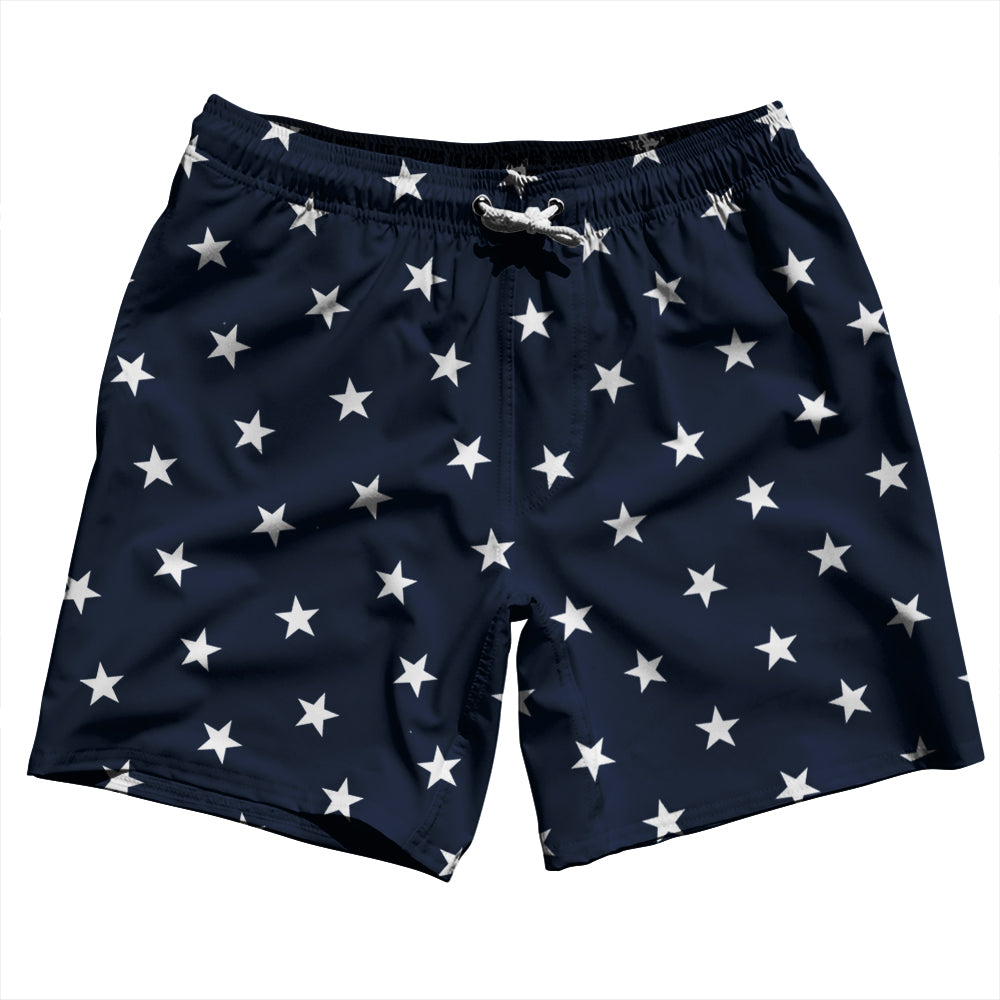 Stars Swim Shorts 7" Made in USA by Tribe Lacrosse