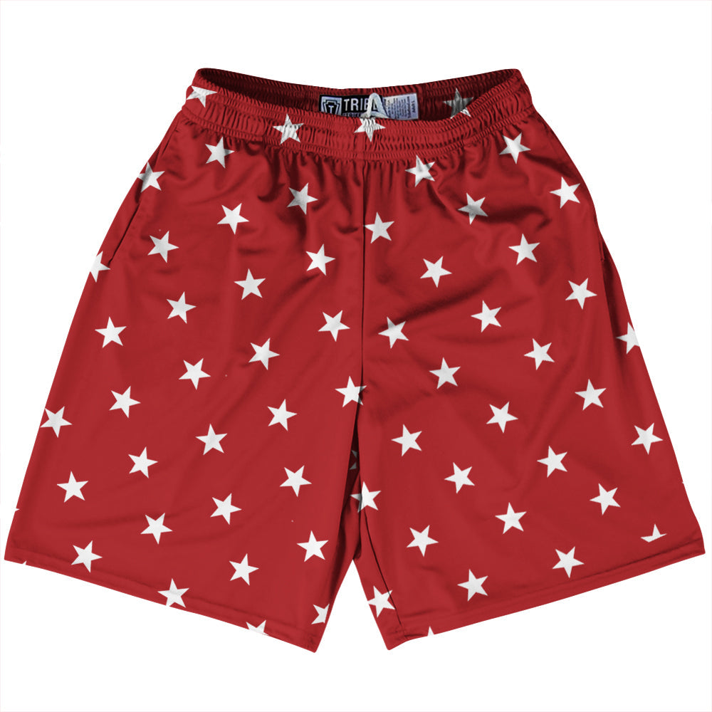 Stars Lacrosse Shorts Made In USA by Tribe Lacrosse