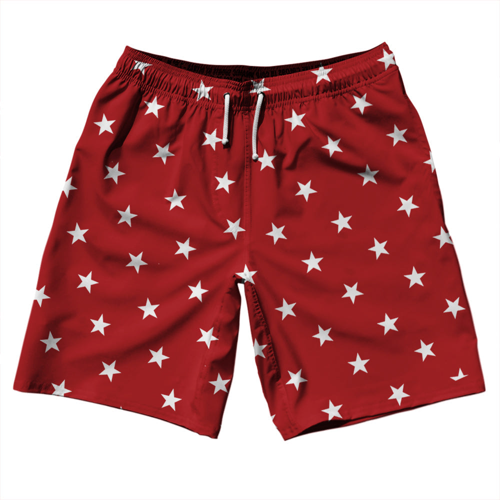 Stars 10" Swim Shorts Made in USA by Tribe Lacrosse