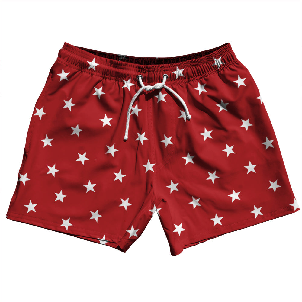 Stars 5" Swim Shorts Made in USA by Tribe Lacrosse