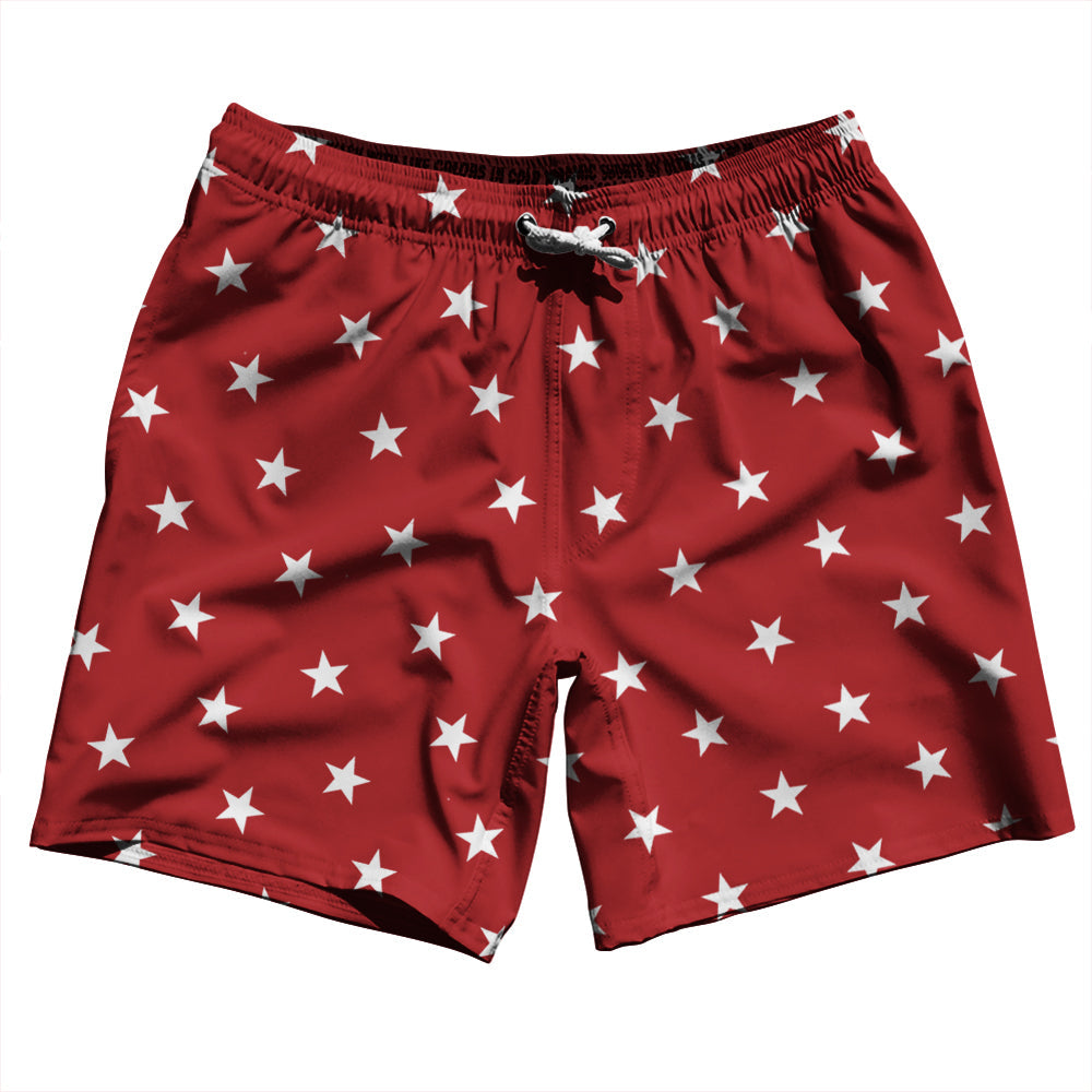 Stars Swim Shorts 7" Made in USA by Tribe Lacrosse