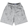 Super Fly Pattern Black and Grey Medium Lacrosse Shorts Made In USA by Tribe Lacrosse