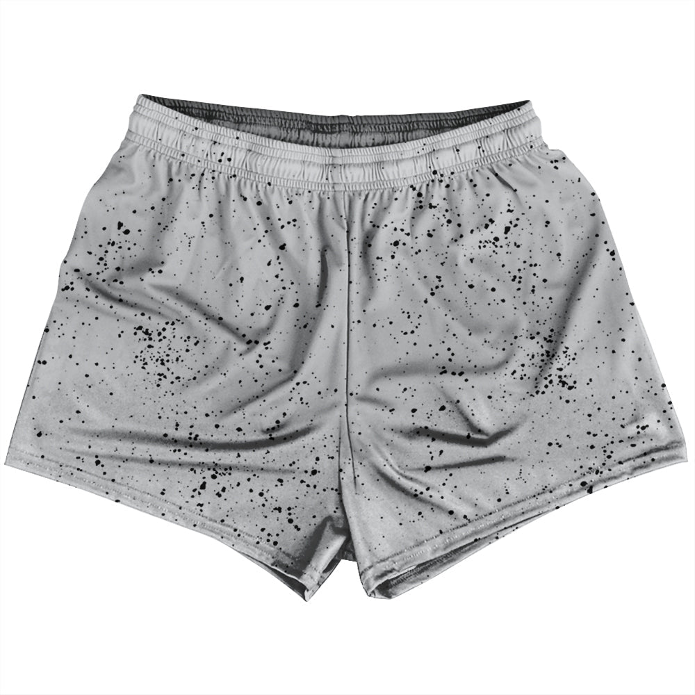Super Fly Pattern Black and Grey Medium Womens & Girls Sport Shorts End Made In USA by Tribe Lacrosse