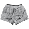Super Fly Pattern Black and Grey Medium Womens & Girls Sport Shorts End Made In USA by Tribe Lacrosse