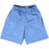 Super Fly Pattern Blue Carolina and White Lacrosse Shorts Made In USA by Tribe Lacrosse