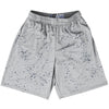 Super Fly Pattern Blue Navy And Grey Medium Lacrosse Shorts Made In USA by Tribe Lacrosse