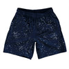 Super Fly Pattern Blue Navy and White Soccer Shorts Made In USA by Tribe Lacrosse