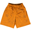 Super Fly Pattern Blue Royal and Tennessee Orange Basketball Practice Shorts Made In USA by Tribe Lacrosse