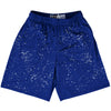 Super Fly Pattern Blue Royal and White Lacrosse Shorts Made In USA by Tribe Lacrosse
