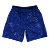 Super Fly Pattern Blue Royal and White Soccer Shorts Made In USA by Tribe Lacrosse
