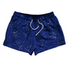 Super Fly Pattern Blue Royal and White 2.5" Swim Shorts Made in USA by Tribe Lacrosse