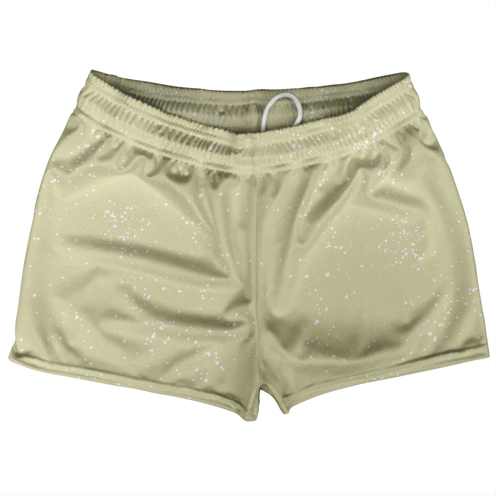 Splatter Shorty Short Gym Shorts 2.5" Inseam Made In USA by Tribe Lacrosse