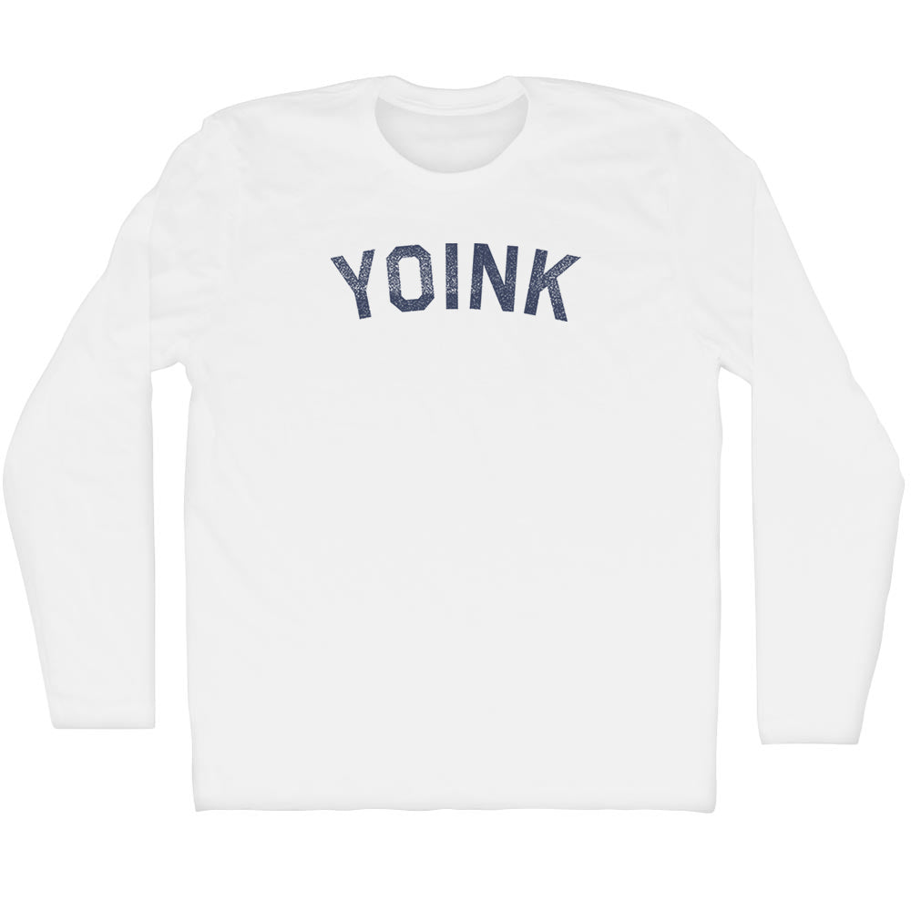 Yoink Adult Cotton Long Sleeve T-shirt by Tribe Lacrosse