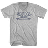 Bigrock Surf Adult Cotton V-neck T-shirt by Tribe Lacrosse