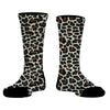 Cheetah Pattern Crew Socks by Tribe Lacrosse