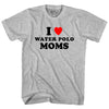 I Love Water Polo Moms Womens Cotton Junior Cut T-Shirt by Tribe Lacrosse