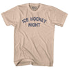 Ice Hockey Night Adult Cotton T-shirt by Tribe Lacrosse