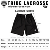 Black and Grey  Two-Tone Camo Sublimated Lacrosse Shorts