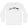 0% Liberal Adult Cotton Long Sleeve T-shirt by Tribe Lacrosse