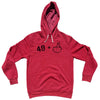 49 + Middle Finger Tri-Blend Hoodie by Tribe Lacrosse