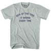 60% Of The Time It Works Every Time Adult Tri-Blend T-shirt by Tribe Lacrosse