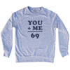 69 Math Equation Adult Tri-Blend Sweatshirt by Tribe Lacrosse