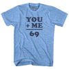 69 Math Equation Adult Tri-Blend T-shirt by Tribe Lacrosse
