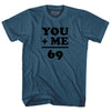 69 Math Equation Adult Cotton T-shirt by Tribe Lacrosse