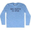 99% Muffin 1% Stud Adult Tri-Blend Long Sleeve T-shirt by Tribe Lacrosse