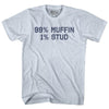 99% Muffin 1% Stud Adult Tri-Blend T-shirt by Tribe Lacrosse