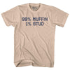 99% Muffin 1% Stud Adult Cotton T-shirt by Tribe Lacrosse