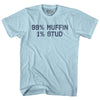 99% Muffin 1% Stud Adult Cotton T-shirt by Tribe Lacrosse
