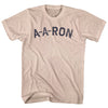 A-A-RON (Aaron Nickname) Adult Tri-Blend T-shirt by Tribe Lacrosse