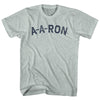 A-A-RON (Aaron Nickname) Adult Tri-Blend T-shirt by Tribe Lacrosse