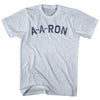 A-A-RON (Aaron Nickname) Adult Tri-Blend T-shirt by Tribe Lacrosse