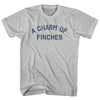 A Charm Of Finches Adult Cotton T-shirt by Tribe Lacrosse