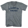 A Charm Of Finches Tri-Blend V-neck Womens Junior Cut T-shirt by Tribe Lacrosse
