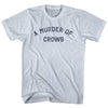 A Murder of Crows Adult Tri-Blend T-shirt by Tribe Lacrosse