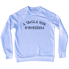 A Tavola Non S'invecchia Adult Tri-Blend Sweatshirt by Tribe Lacrosse