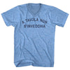 A Tavola Non S'invecchia Adult Tri-Blend V-neck T-shirt by Tribe Lacrosse
