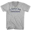 A Tavola Non S'invecchia Adult Cotton V-neck T-shirt by Tribe Lacrosse