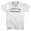 A Tavola Non S'invecchia Adult Cotton V-neck T-shirt by Tribe Lacrosse