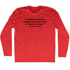 A Person's Worth Is Measured By The Worth Of What He Values.- Marcus Aurelius Quote Tees Adult Tri-Blend Long Sleeve T-shirt by Tribe Lacrosse
